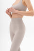 Basic Ribbed Leggings Cream